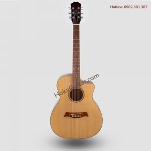 Mặt Trước Đàn Guitar Acoustic A02 Series Gỗ Ép Cao Cấp Giá Rẻ Màu Gỗ