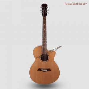 Mặt Trước Đàn Guitar Acoustic Gỗ Hồng Đào A11 Series Màu Gỗ