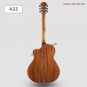 Mặt Sau Đàn Guitar Acoustic Gỗ Điệp A22 Gỗ Thịt Già Nguyên Miếng