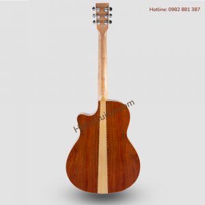 Mặt Sau Đàn Guitar Acoustic Gỗ Hồng Đào Cườm Kĩ A13