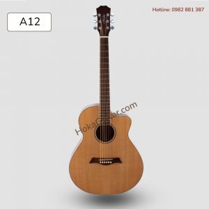 Mặt Trước Đàn Guitar Acoustic Gỗ Hồng Đào Già A12 Series