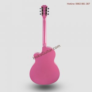 Mặt Sau Đàn Guitar Acoustic Ván Ép Hồng A01