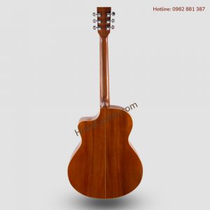 Mặt Sau Đàn Guitar Acoustic Gỗ Hồng Đào Già Full Thịt AF12B