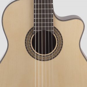 Thùng Đàn Guitar Classic Gỗ Điệp C22 Cần Gỗ Còng