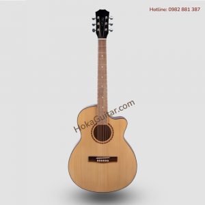 Mặt Trước Đàn Guitar Acoustic Gỗ Tràm A31 Full Gỗ Thịt