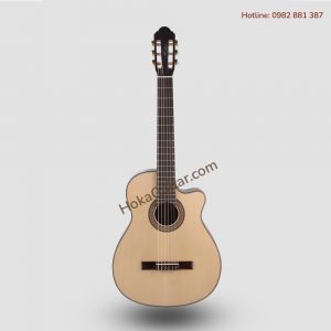 Mặt Trước Đàn Guitar Classic Gỗ Điệp C22 Cần Gỗ Còng